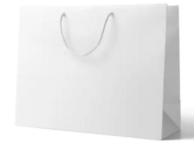 10 sacs luxe blancs 53 + 14 x 44 cm