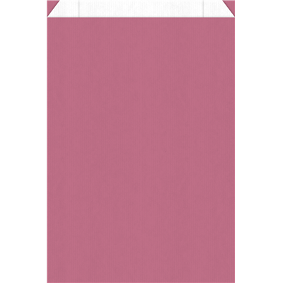 pochette cadeaux rose kraft blanc 7094B