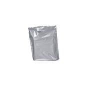100 sacs plastique réutilisables gris métal 22x30 cm