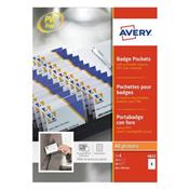 4823 / 20 Kits porte badges transparents + 24 inserts