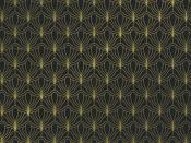 Bobine de papier cadeau kraft noir recyclé 100% 65gr 0,70 x 100 m
