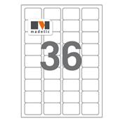 26502W / 3600 Etiquettes multiusage blanches 45 x 30 mm