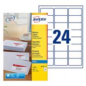 J8159-40 / 960 Etiquettes adresses blanches 63,5 x 33,9 mm