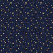Bobine de papier cadeau bleu etoiles 0,70 x 100 m