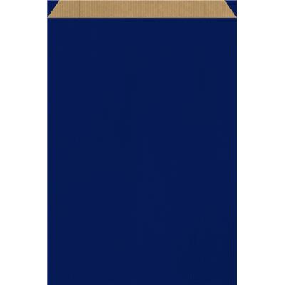 pochette cadeaux bleue kraft brun 9K