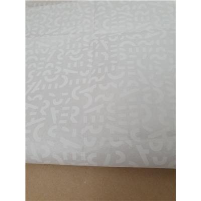 papier de soie blanc imprimé blanc