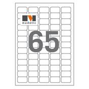 26520W / 6500 Etiquettes multiusage blanches 38 x 21 mm