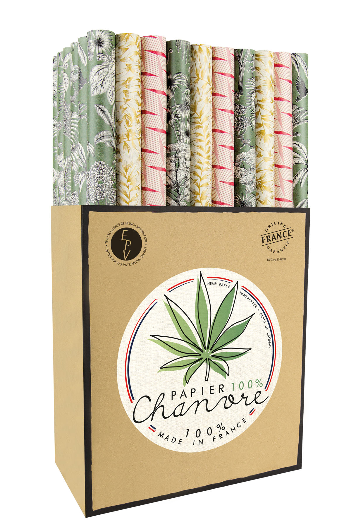 Box 100% Chanvre motifs permanents