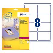 L7765-40 / 320 Etiquettes blanches brillantes 99 x 67 mm