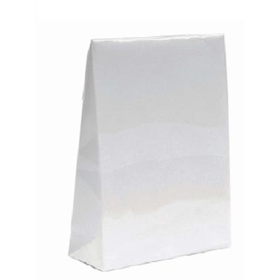 pochettes cadeaux luxe blanc 10x4x16 cm