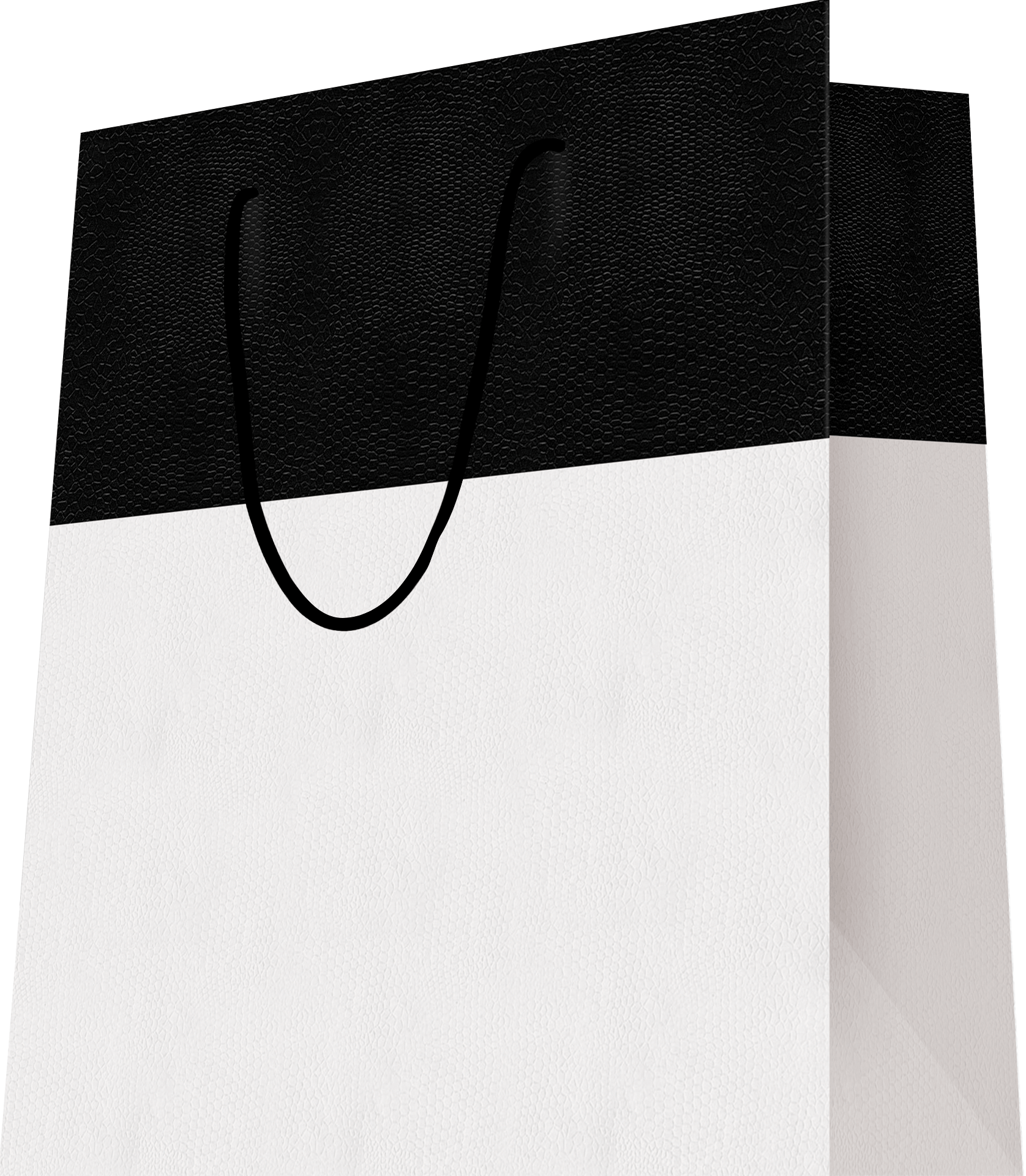 20 sacs luxe black&white 26+13x32 cm