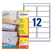 L7177-100 / 1200 Etiquettes adresses blanches 99,1 x 42,3 mm