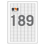 23546 / 18900 Etiquettes multiusage blanches 25 x 10 mm