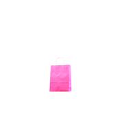 sac kraft rose poignées torsadées 18+8x24 cm