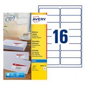 J8162-40 / 640 Etiquettes adresses blanches 99,1 x 33,9 mm