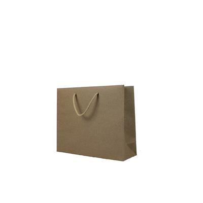 25 sacs luxe kraft brun 30+10x25 cm