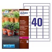 L7125-8 / 320 Etiquettes ultra résistantes enlevables 45,7 x 25,4 mm